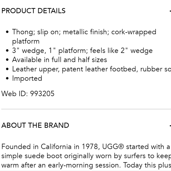 STUNNING UGGS NATASSIA PATENT CORK WEDGE THONG SANDALS - Picture 8 of 9